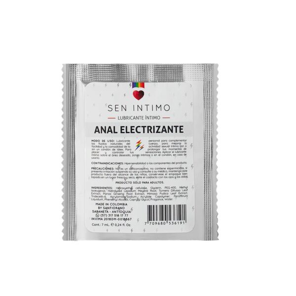 img_7120 Lubricante Anal Electrizante X7ml Sen Intimo