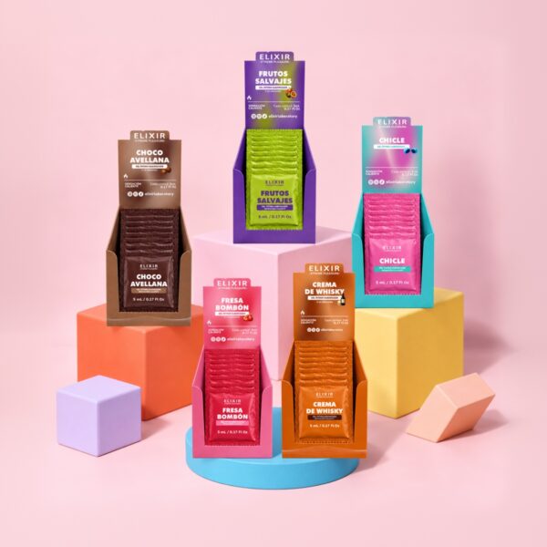 Gel Saborizado Caliente Sachet X5ml Elixir